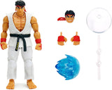 Jada Toys Street Fighter II 6" Ryu Action Figure, Toys for Kids and Adults Officially Licensed by Capcom