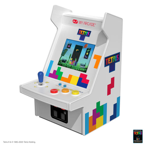 My Arcade Tetris Micro Player Pro: 6.75" Mini Arcade Machine, Fully Playable Video Game Collectible