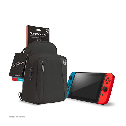 Hyperkin Let's Game Anywhere "DoubleJumper" Hybrid Sling Bag/Backpack for Nintendo Switch/Switch OLED Console and Accessories