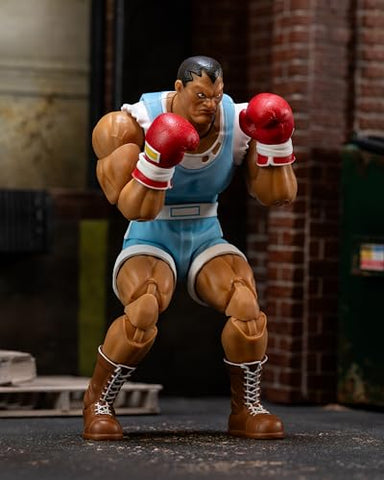 Jada Toys Street Fighter II Balrog Action Figure 1:12 Deluxe Scale 6" Tall