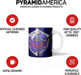 Pyramid America Zelda Mug - Legend of Zelda Shield Ceramic Coffee Mug 11 oz