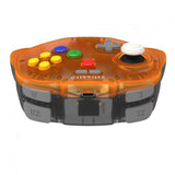 Retro-Bit Tribute64 2.4GHz Wireless Controller for Nintendo 64 (N64), Switch, PC, MacOS, RetroPie, Raspberry Pi and Other USB Devices (Orange Hawk)