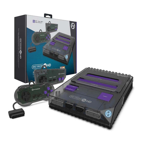 Hyperkin RetroN 2 HD Gaming Console for Nintendo NES / SNES / Super Famicom - Space Black