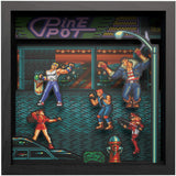 Pixel Frames Sega Streets of Rage 9x9 inches Shadow Box Art - Officially Licensed