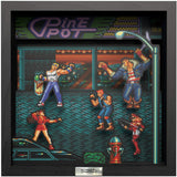 Pixel Frames Sega Streets of Rage 9x9 inches Shadow Box Art - Officially Licensed