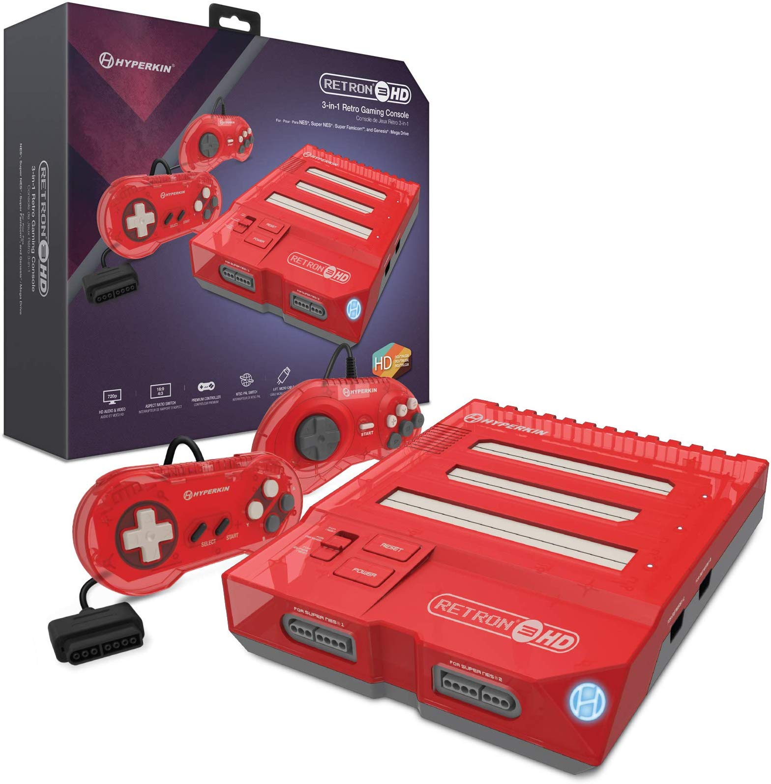 Hyperkin RetroN 3 HD 3-in-1 Retro Gaming Console for NES