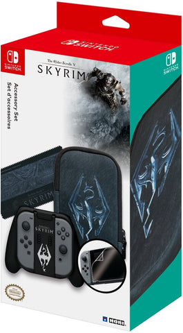 HORI The Elder Scrolls V Skyrim Limited Edition Accessory Set Officially Licensed by Nintendo & Bethesda for Nintendo Switch