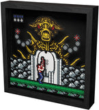 Pixel Frames Contra NES 9x9 inches Shadow Box Art - Officially Licensed