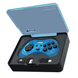 Retro-Bit Official Sega Saturn 2.4 GHz Wireless Controller 8-Button Arcade Pad for Saturn, Genesis Mini, PC/Mac - Clear Blue