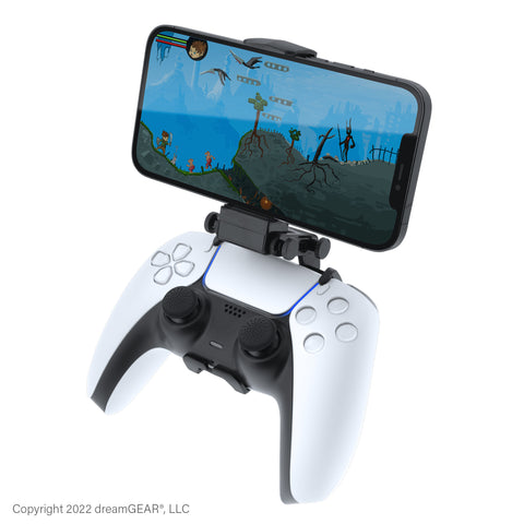 Bionik Game Clutch for PS5 Controllers: Mobile Gaming Phone Clip, Adjustable Clamp, Up to 3.6 Inches Wide