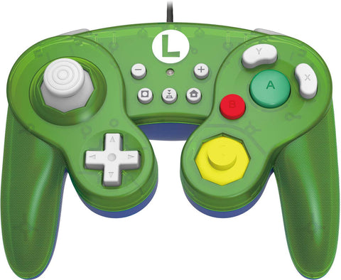 HORI Nintendo Switch Battle Pad GameCube Style Controller - Luigi