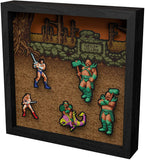 Pixel Frames Golden Axe 9x9 inches Shadow Box Art - Officially Licensed