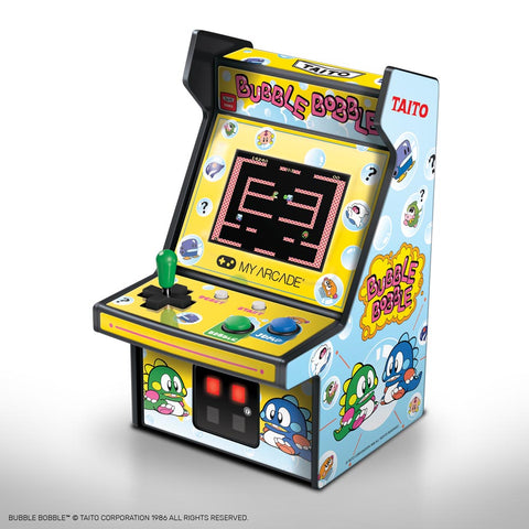 My Arcade Taito BUBBLE BOBBLE Action Micro Arcade Machine Portable Handheld Video Game