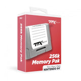 TTX Tech N64 256K Memory Pak for Nintendo 64