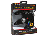 CirKa N64-Style USB Controller for PC / Mac - Black