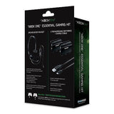 dreamGEAR Essentials Gaming Starter Kit for Xbox One Headset Batteries USB Cable