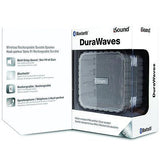 iSound DuraWaves Rugged Water-Resistant Rechargeable Bluetooth Speaker- White