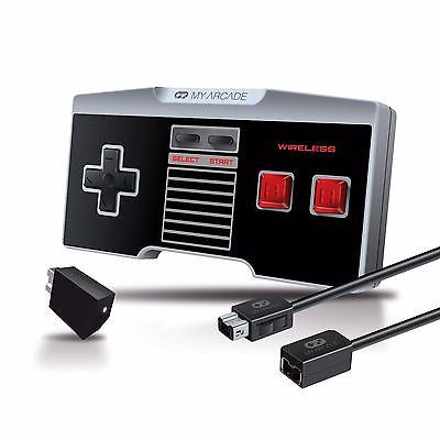My Arcade GamePad Combo Kit Wireless Controller + Ext. Cable NES / SNES Classic Edition