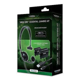 dreamGEAR Essentials Gaming Starter Kit for Xbox One Headset Batteries USB Cable
