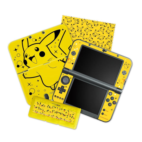 Hori Pikachu Pack Starter Kit Protector Case Set for New Nintendo 3DS XL