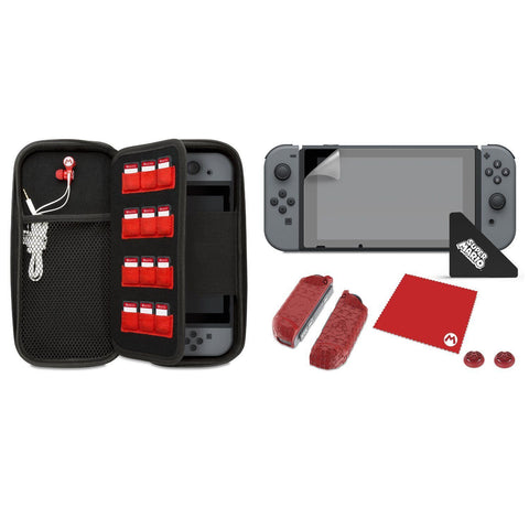 PDP Official Nintendo Switch Starter Kit - Mario Icon Edition