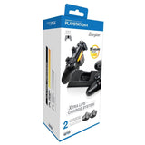 PDP Energizer 2x Extra Life Charge System Charger for DualShock 4 Controller PS4