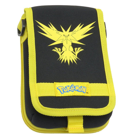 Hori Pokemon Zapdos Travel Pouch Case for New Nintendo 3DS XL & 3DS - Yellow