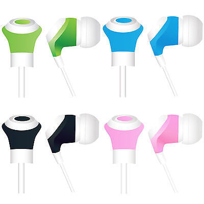 iSound 4in1 Color Stereo Earbuds Earphones - Pink, Blue, Green, & Black