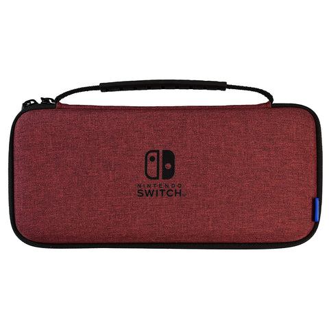 HORI Official Slim Tough Pouch Case for Nintendo Switch & Switch OLED - Red