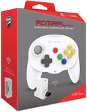 Hyperkin "Admiral" Premium BT Wireless Controller for Nintendo 64 (N64) - White