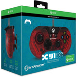 Hyperkin Official X91 Ice Wired Controller for Xbox One/ Windows 10 PC - Ruby Red