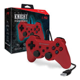 Hyperkin "Brave Knight" Wired Premium Controller for PS3/ PC/ Mac - Red