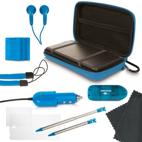 Nintendo 3DS 13 in 1 Gamer Pack Starter Kit - Blue