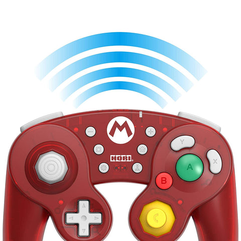 HORI Nintendo Switch Wireless Battle Pad Gamecube Style Controller - Mario