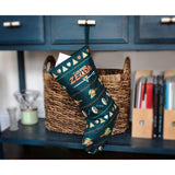 The Legend of Zelda Retro Embroidered Holiday Stocking  18" Officially Licensed