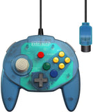 Retro-Bit Tribute 64 Controller for Nintendo N64 - Original Port - Ocean Blue