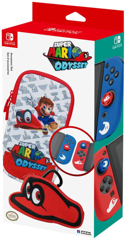 HORI Super Mario Odyssey Accessory Set Officially Licensed for Nintendo Switch