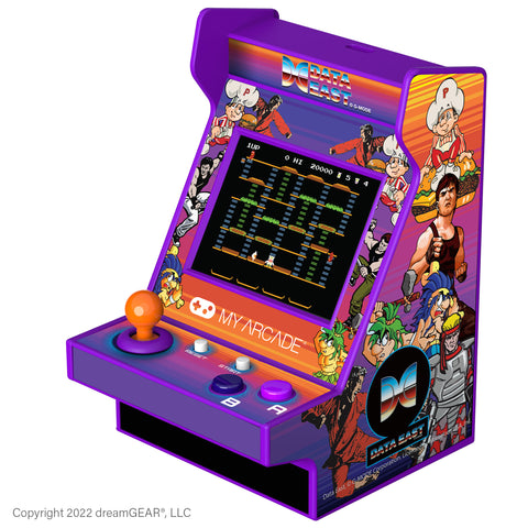 MY ARCADE Data East Hits Nano Player - 4.5" Fully Playable Portable Mini Arcade Machine with 208 Retro Games, 2.4" Screen Color display