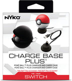 Nyko Charge Base Plus Charging Dock and Carrying Case for Poké Ball Plus Nintendo Switch