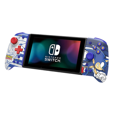 HORI Nintendo Switch Split Pad Pro Ergonomic Controller for Handheld Mode - Sonic - Officially Licensed By Nintendo & Sega