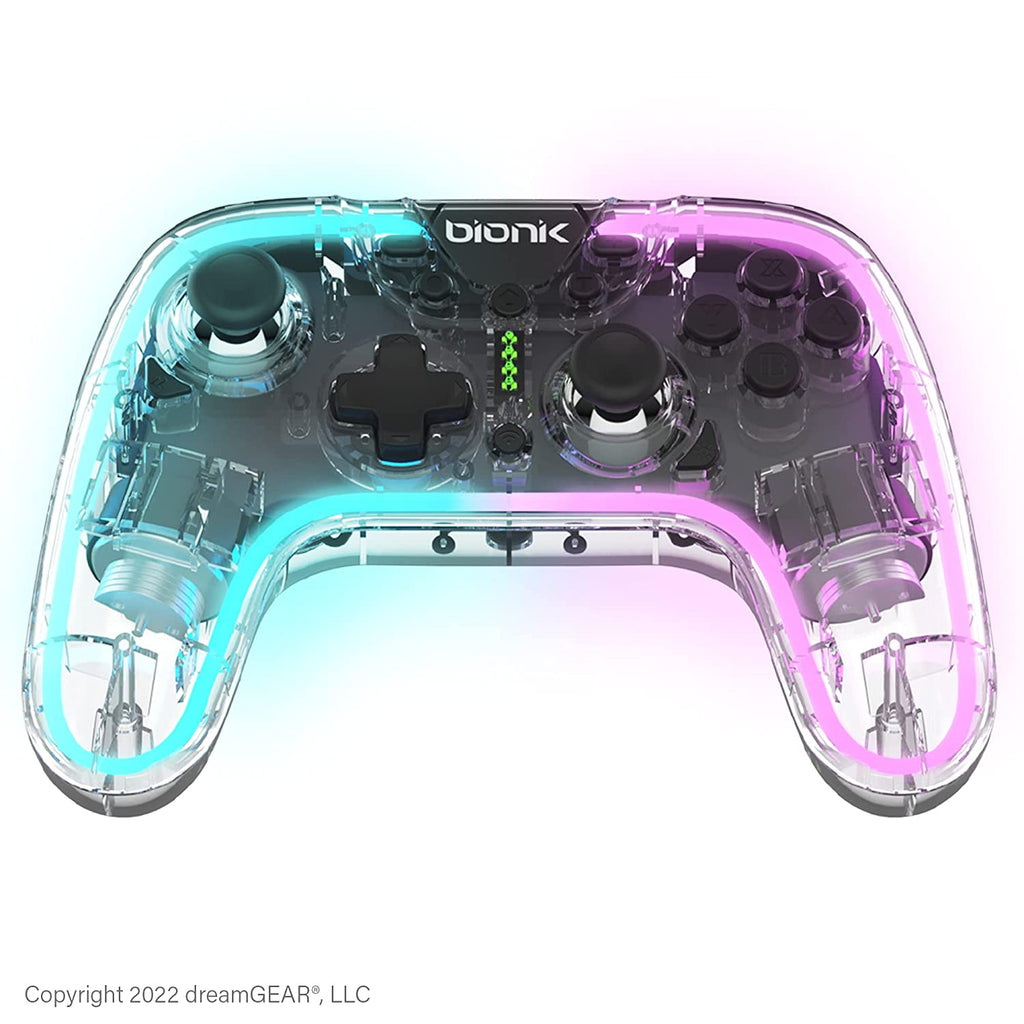 Bionik NeoGlow Wireless RGB Gaming Controller with Motion for Nintendo ...