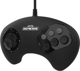 Retro-Bit Official Sega Genesis BIG6 Controller 6-Button Arcade Pad for Sega Genesis - Original Port