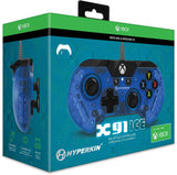 Hyperkin Official X91 Ice Wired Controller for Xbox One/ Windows 10 PC - Pacific Blue