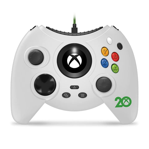 Hyperkin Duke Wired Controller for Xbox Series X|S/Xbox One/Windows 10 (Xbox 20th Anniversary Limited Edition) - White - Officially Licensed by Xbox