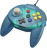 Retro-Bit Tribute 64 Controller for Nintendo N64 - Original Port - Ocean Blue