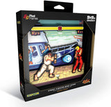 Pixel Frames Capcom Street Fighter Boat Scene 9x9 inches Shadow Box Art - Officially Licensed
