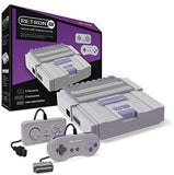 RetroN 2 2in1 Super Nintnedo SNES & NES Retro Video Game Twin Console - Grey