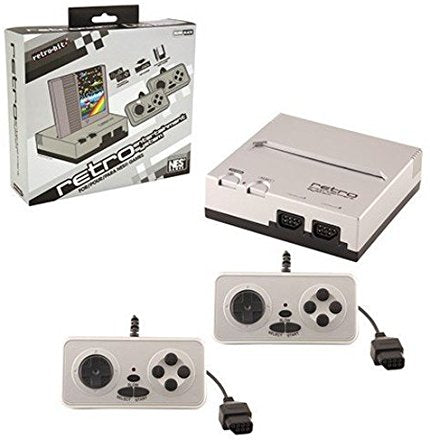 Retro Bit Top Loader Nintendo NES Console - Silver/Black