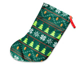 Super Mario Bros. Retro Embroidered Holiday Stocking 18" Officially Licensed