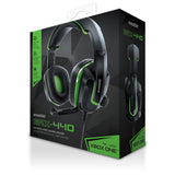 dreamGEAR GRX-440 Wired High Performance Headset for Xbox One/PS4/Nintendo Switch - Green/Black